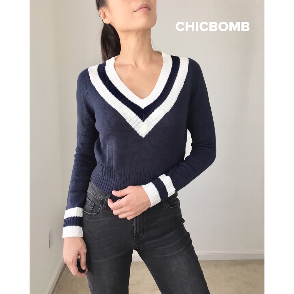 VARSITY KNIT LONG SLEEVES SWEATER - Picture 6 of 8
